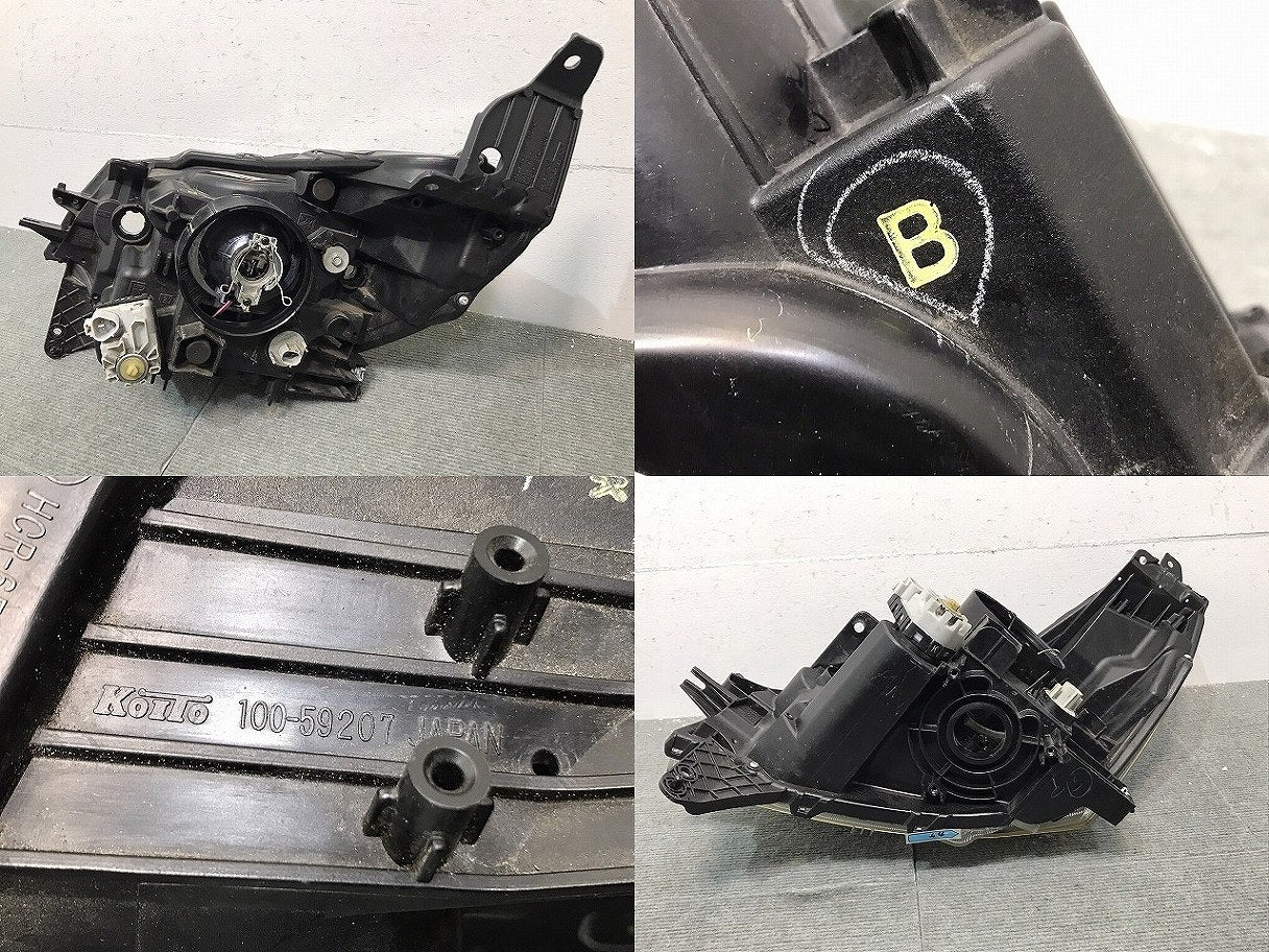 ルークス/パレット/ML21S/MK21S 純正 右ヘッドライト/ランプ キセノン HID レベライザー 刻印B KOITO 100-59207 日産 (119213)