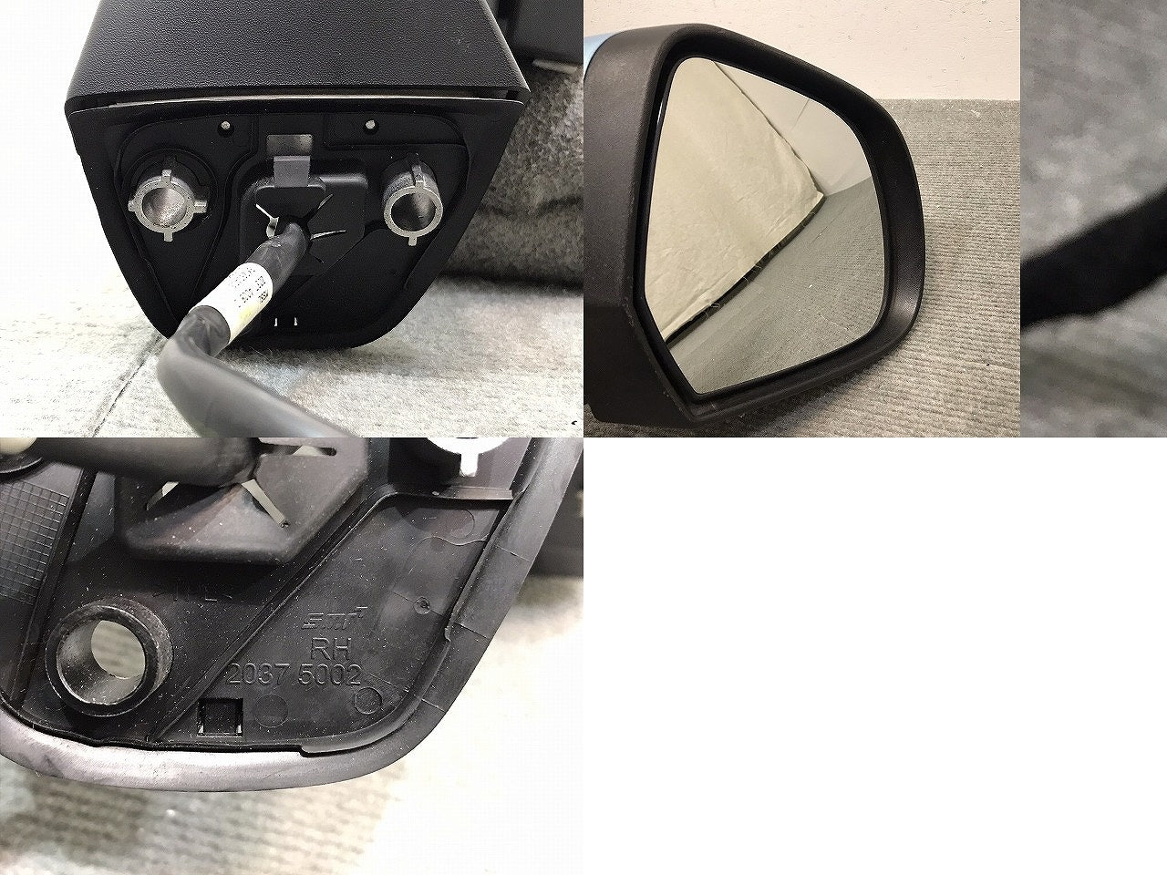 ノート NOTE/E12/HE12/NE12/SNE12 純正 前期 右ドアミラー 11線 カメラ付 smr 2037 5002 ソニックブルー カラーNo.RBE 日産 NISSAN(119252)