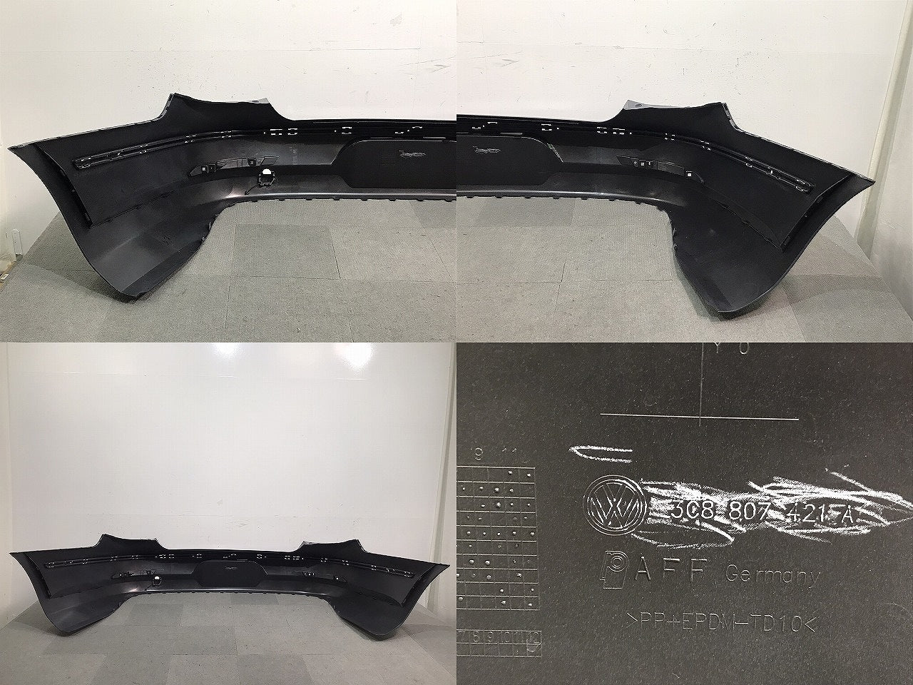新品! パサート/3C/2009-2012 純正 リアバンパー 3C8 807 421 A 3C8807421FGRU 未塗装 フォルクスワーゲン (119253)
