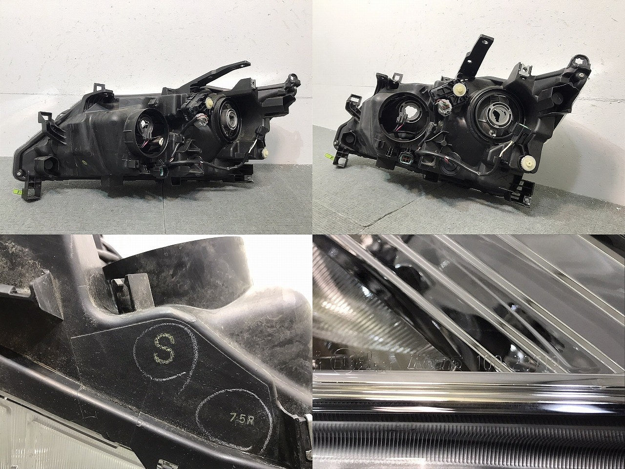 セレナ ハイウェイスター/S/X/G/XV/C27/GC27/GFC27/GNC27/GFNC27 純正 前期 右ヘッドライト ハロゲン レベライザー 刻印S 100-23719(119257