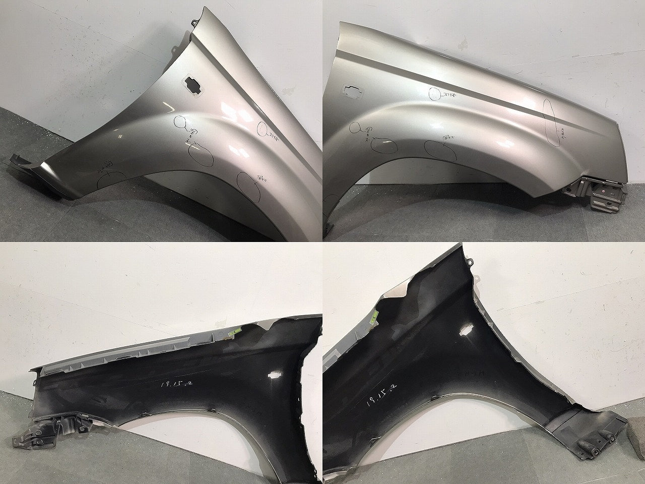 X-TRAIL/エクストレイル/T30/NT30/PNT30 純正 右フロント フェンダー 63112 8H440 シャンパンシルバー カラーNo.KX6 日産 (119295)