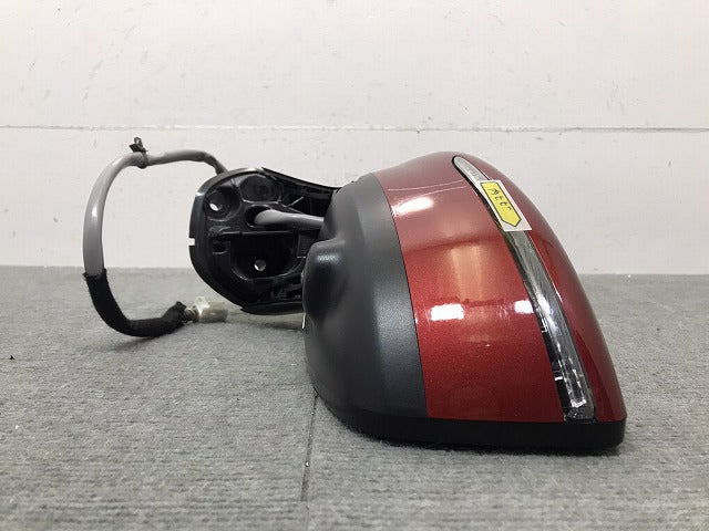 ノート/E12/HE12/NE12/SNE12 純正 後期 左ドアミラー 12線 ウインカーカメラ付 MURAKAMI G579(ウィンカー部分)G531 レッド No.NBF(119338)