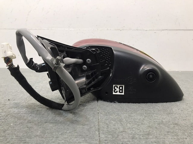 ノート/E12/HE12/NE12/SNE12 純正 後期 左ドアミラー 12線 ウインカーカメラ付 MURAKAMI G579(ウィンカー部分)G531 レッド No.NBF(119338)