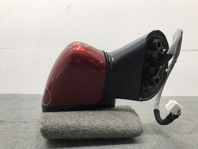 ノート/E12/HE12/NE12/SNE12 純正 後期 左ドアミラー 12線 ウインカーカメラ付 MURAKAMI G579(ウィンカー部分)G531 レッド No.NBF(119338)
