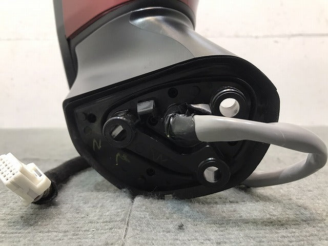 ノート/E12/HE12/NE12/SNE12 純正 後期 左ドアミラー 12線 ウインカーカメラ付 MURAKAMI G579(ウィンカー部分)G531 レッド No.NBF(119338)