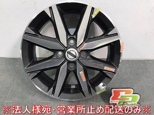 デイズ ハイウェイスター/eKカスタム/B21W/B11W 純正 ホイール 1本のみ J15ｘ4.5J/ET46/4穴 4H/PCD100/ハブ径54mm 4250D760 日産 (119363)
