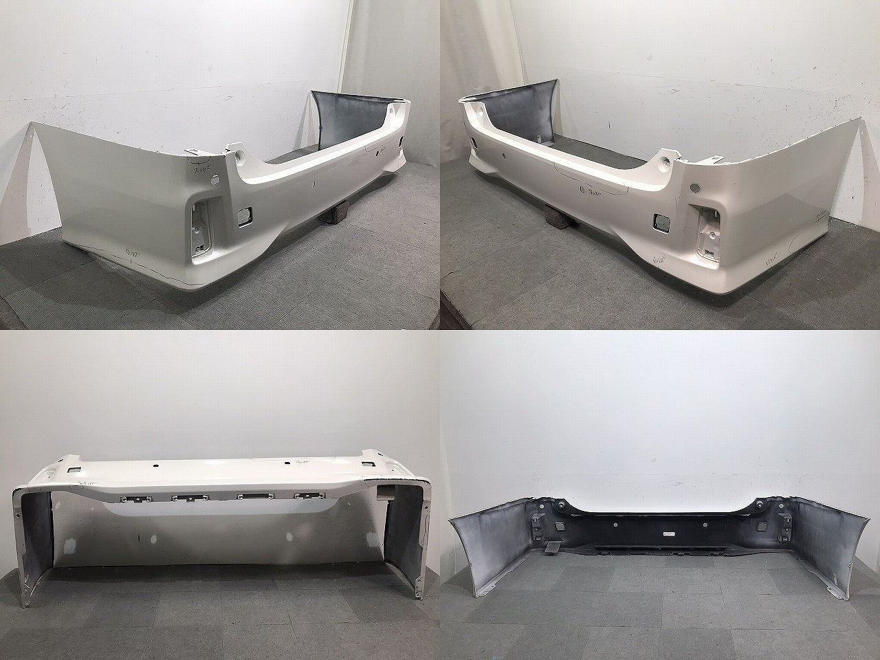 ヴェルファイア/Z/アルファード/S/30系/AGH30W/AGH35W/GGH30W/35W/AYH30W 純正 リアバンパー 52159-58190/200/210 ホワイトパール(119486)