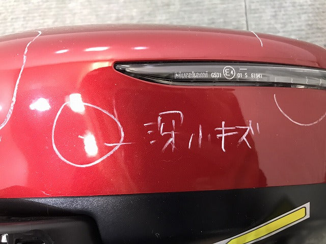 ノート/E12/HE12/NE12/SNE12 後期 純正 左ドアミラー 12線 ウインカーカメラ付 MURAKAMI G579 (ウィンカー部分) G531 96302-5WJ3A (119601)