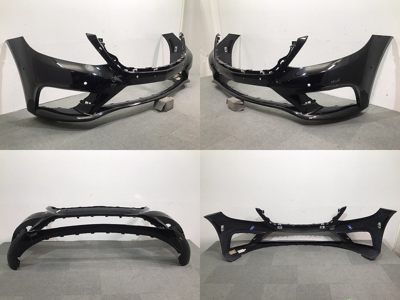 Sクラス AMG/W222 純正 前期 フロントバンパー A222 885 11 25 ブラック メルセデスベンツ (119609)