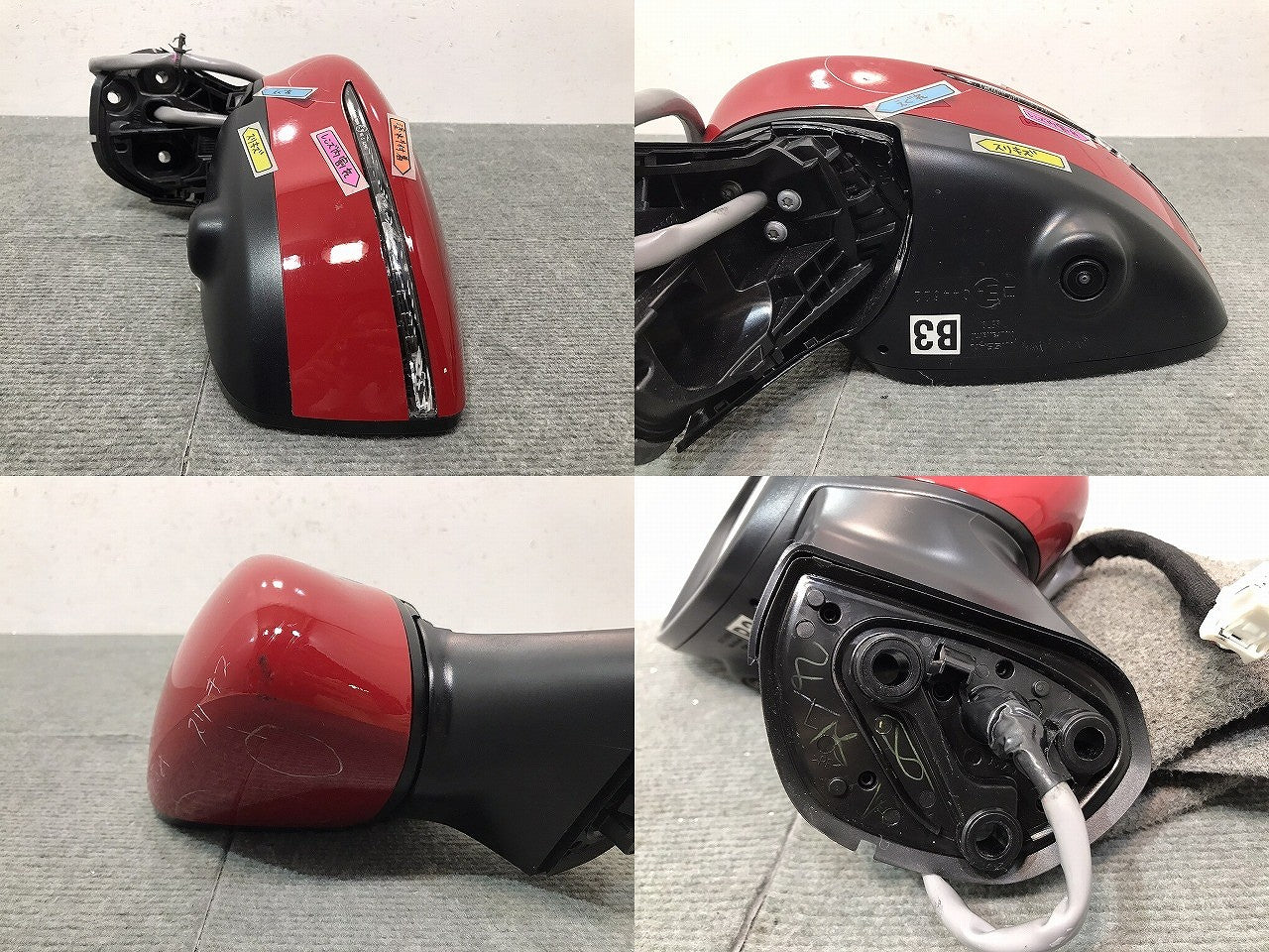 ノート/E12/HE12/NE12/SNE12 純正 後期 左ドアミラー 12線 ウインカー カメラ付 MURAKAMI G579/(ウィンカー部分)G531 96302-5WJ3A (119625)