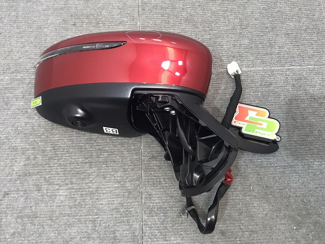 ノート/E12/HE12/NE12/SNE12 後期 純正 右ドアミラー 12線 カメラ ウインカー付 MURAKAMI G579 (ウィンカー部分) G531 レッド NBF(119627)