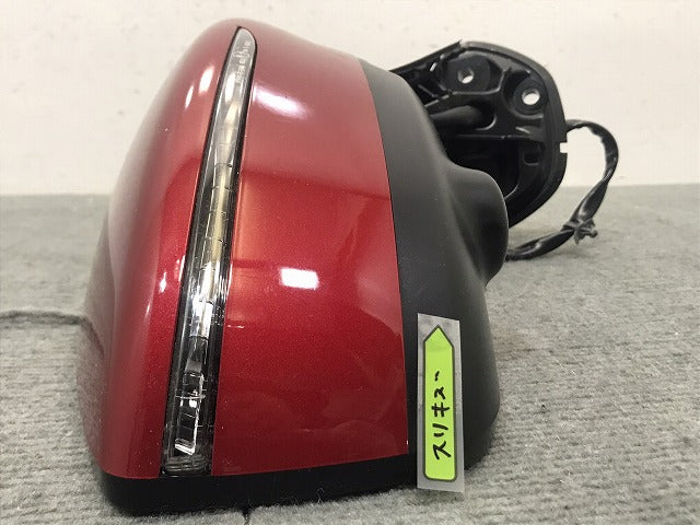 ノート/E12/HE12/NE12/SNE12 後期 純正 右ドアミラー 12線 カメラ ウインカー付 MURAKAMI G579 (ウィンカー部分) G531 レッド NBF(119627)