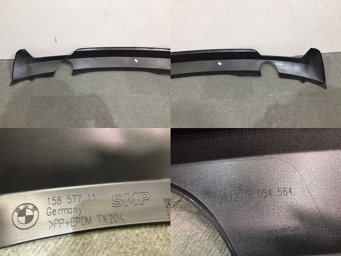 新品! 4シリーズ/F32/F33/F36/Mスポーツ 純正 リアスポイラー バンパーガーニッシュ/ディフューザー/アンダー/下部 51128054564(119710)