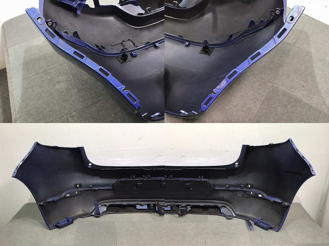 メガーヌ MEGANE/ZM4R GTライン 純正 リアバンパー 850220009R/850B24557R ブルーマルトＭ カラーNo.RNT ルノー (119746)