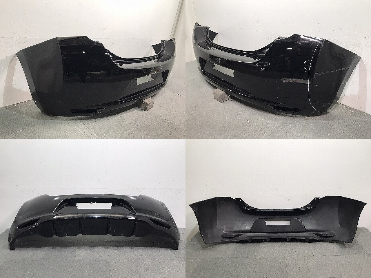 リーフ LEAF/AZE0/ZE0 純正 リアバンパー 85022 3NC1H/85022 3ND0H スーパーブラック カラーNo.KH3 日産 NISSAN (119885)