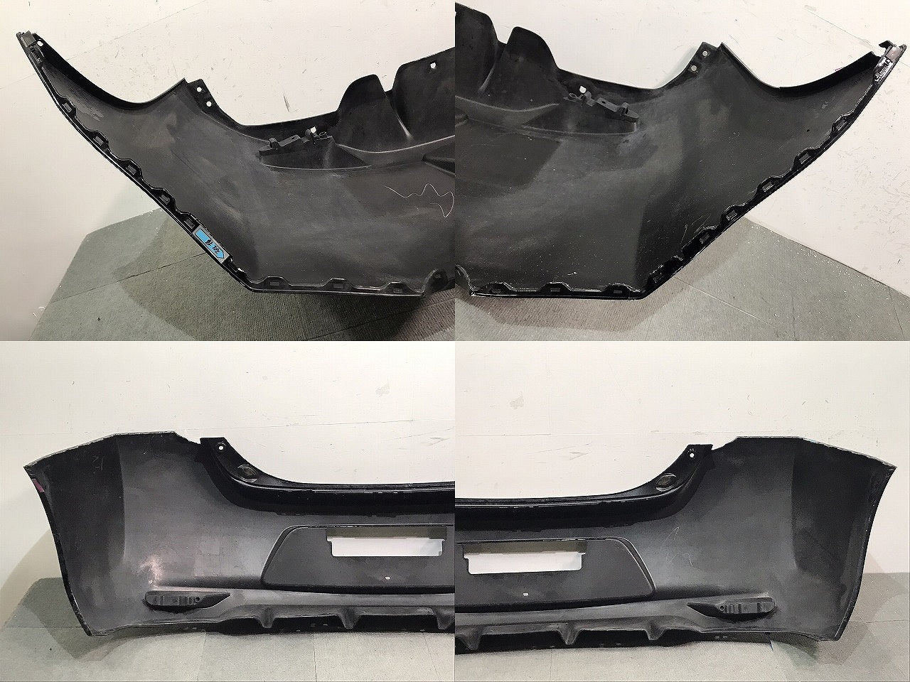 リーフ LEAF/AZE0/ZE0 純正 リアバンパー 85022 3NC1H/85022 3ND0H スーパーブラック カラーNo.KH3 日産 NISSAN (119885)