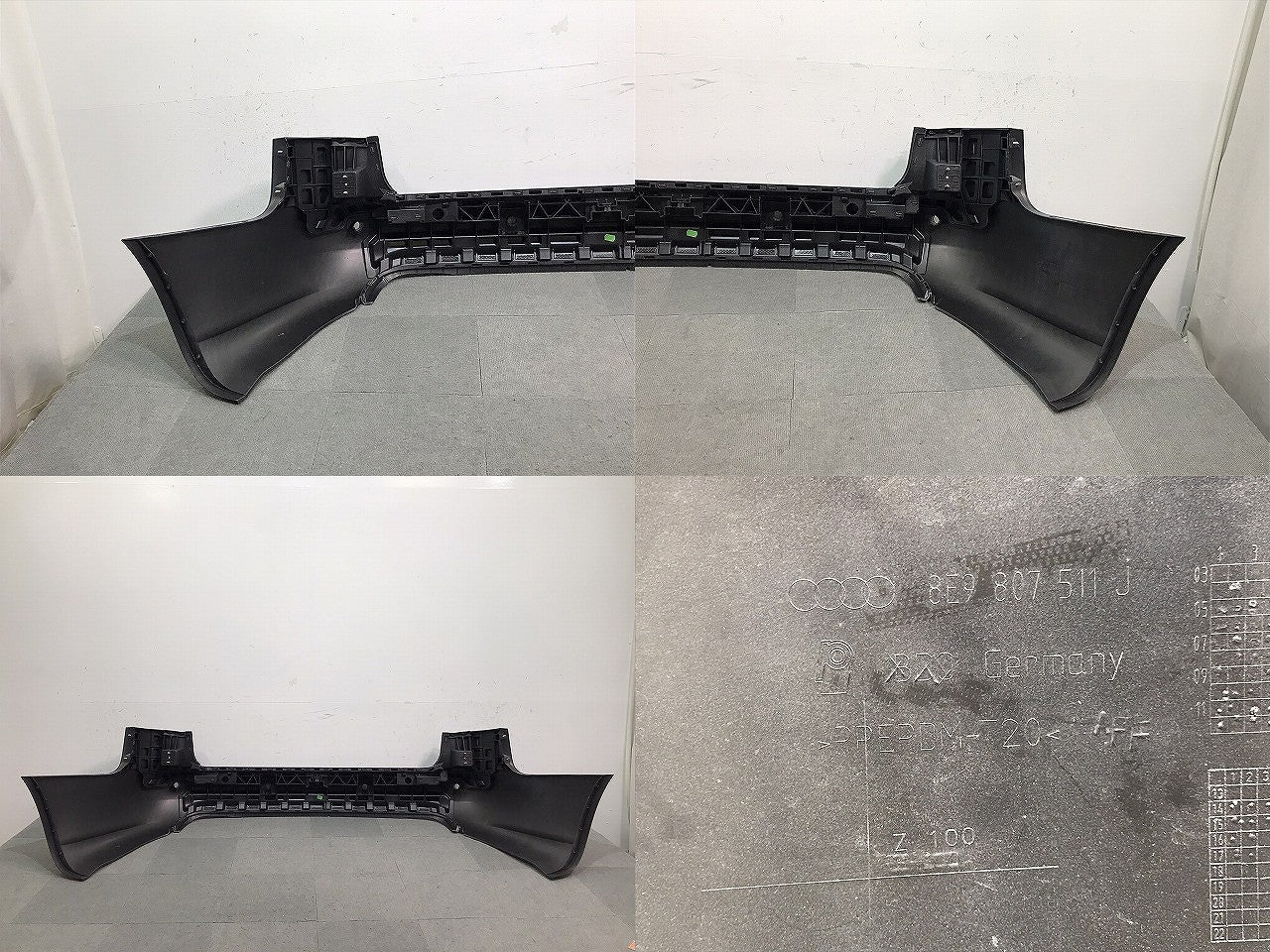 新品! A4/8E 系 アバント 後期 純正 リアバンパー 8E9 807 511 J/8E9807511J サフ アウディ (120076)