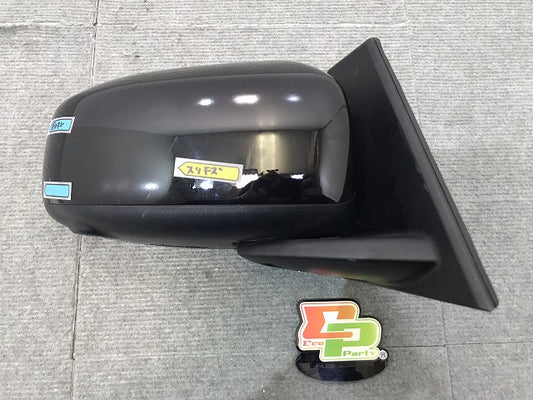 デイズルークスハイウェイスター/ekスペースカスタム/B21A/B11A 純正 右ドアミラー 9線 カメラ付 ISHIZAKI 538/024118 ブラック (120307)