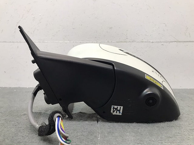 キックス/P15 純正 後期 左ドアミラー11線 カメラウインカー付 MURAKAMI G579/(ウィンカー部分)G531 ブリリアントホワイトパール (120441)