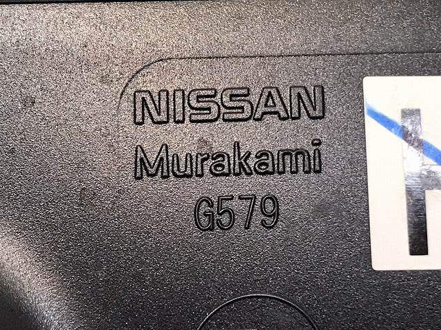 キックス/P15 純正 後期 左ドアミラー11線 カメラウインカー付 MURAKAMI G579/(ウィンカー部分)G531 ブリリアントホワイトパール (120441)