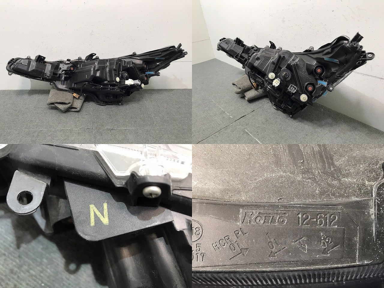 カローラスポーツ/210/NRE210H/NRE214H/ZWE211H 純正 右ヘッドライト/ランプ LED 刻印N KOITO 12-612 81105-12M10 トヨタ (120529)