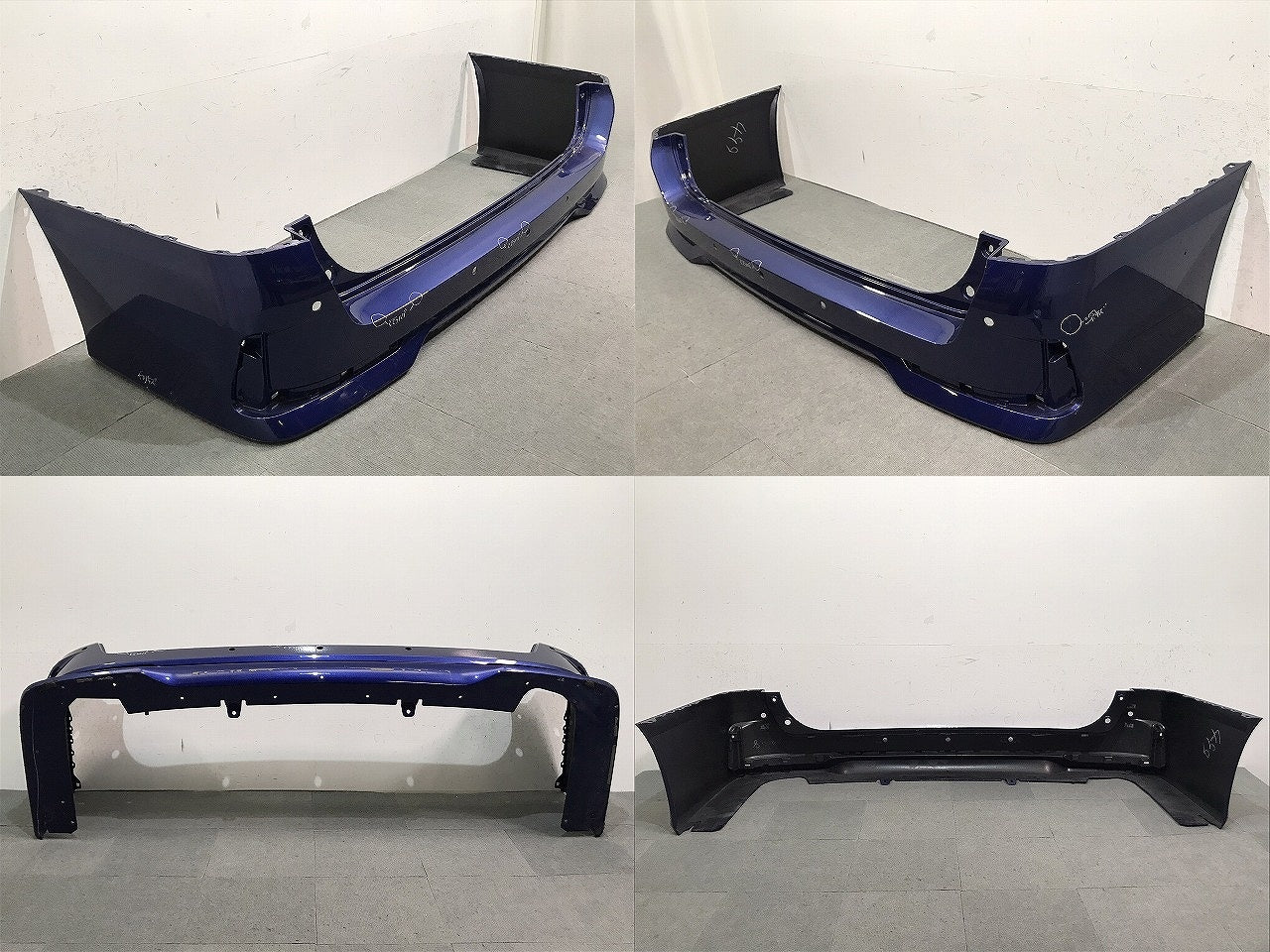 セレナ ハイウェイスター/C27/GC27/GFC27/GNC27/GFNC27 後期 純正 リアバンパー 85022 5TT6H アズライトブルー カラーNo.RBR 日産 (120592)