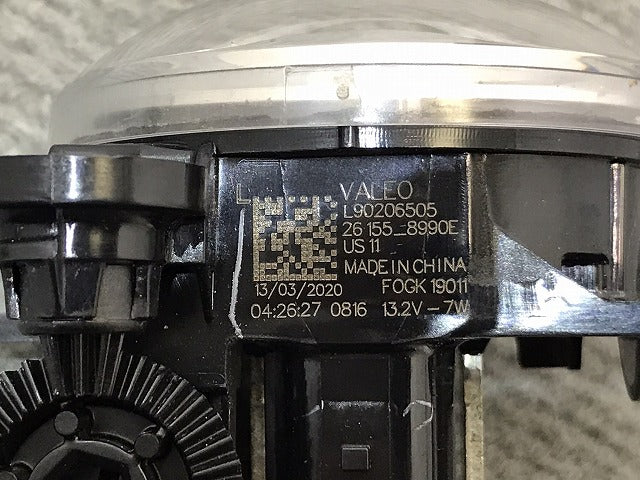 ルークス ハイウェイスター/B44A/B45A/B47A/B48A 純正 左フォグランプ/ライト/レンズ LED VALEO 90206507 26155-8990E 日産 (120607)