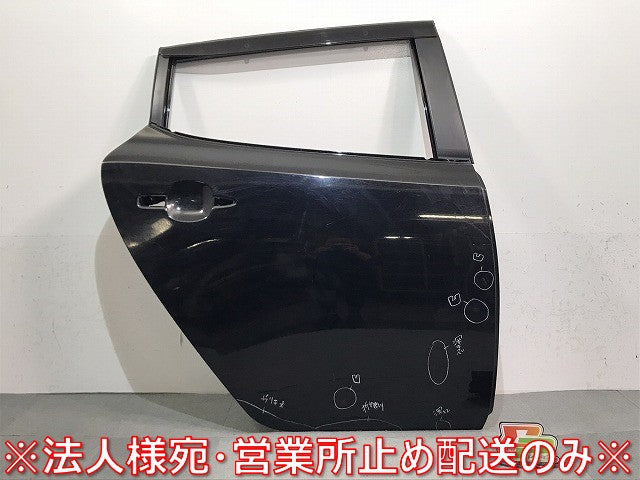 リーフ/LEAF/AZE0/ZE0 純正 右リア ドア バイザー付 スーパーブラック カラーNo.KH3 日産 (120634)