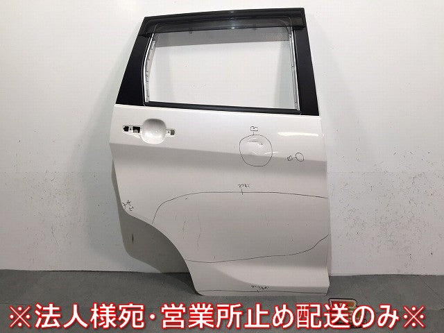 デイズ/EKワゴン/B21W/B11W 純正 右リア ドア バイザー付 ホワイトパール(3コートパール) カラーNo.SLN 日産 (120635)