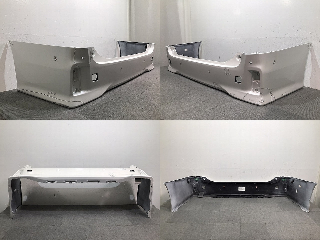 ヴェルファイア/Z/アルファード/S/30系/AGH30W/AGH35W/GGH30W/GGH35W/AYH30W 純正 リアバンパー 52159-58190 ホワイトパール 070 (120688)