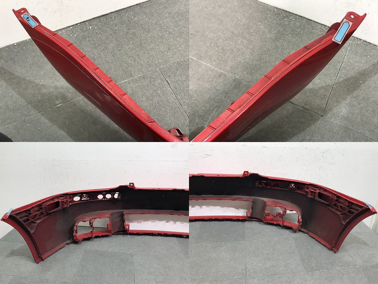 ゴルフ5/GOLFⅤ/1K系/1KBAG/1KBLP/1KBLX/1KBMY/1KBUGF/1KBYD 純正 前期 フロントバンパー 1K0 807 221 B トルネードレッド G2(120773)
