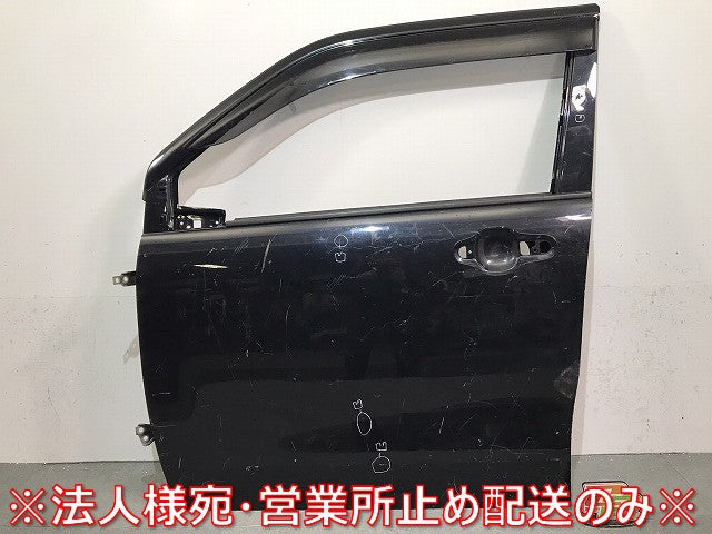 ワゴンR/MH23S 純正 左フロントドア バイザー付 ブルーイッシュブラックパール3 カラーNo.XJ3 スズキ SUZUKI (120827)