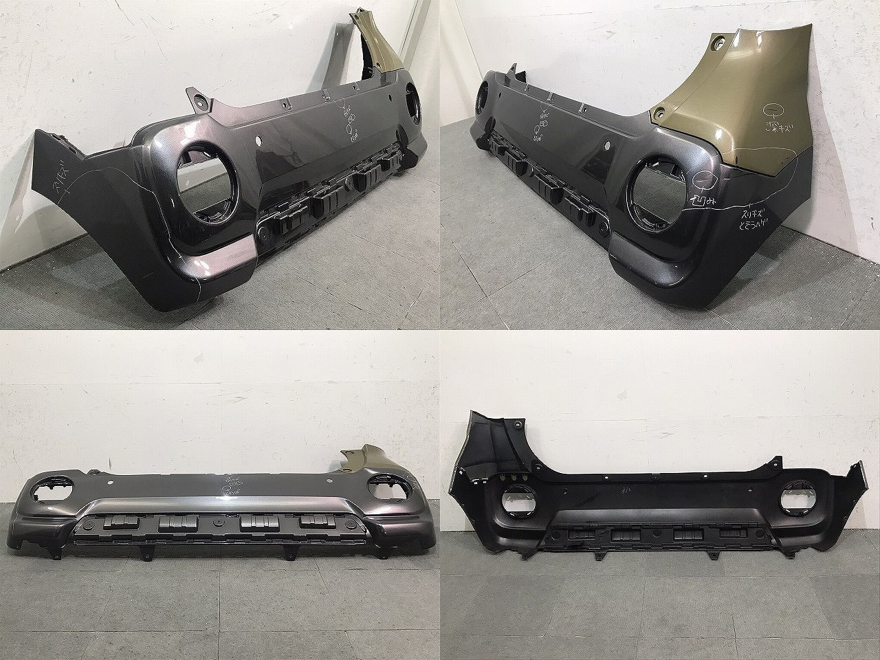 キャスト/ピクシスジョイ スポーツ/LA250S/LA260S/LA250A/L260A/アクティバ/CG/CX 純正 リアバンパー 52159-B2870 オフビートカーキ(120948