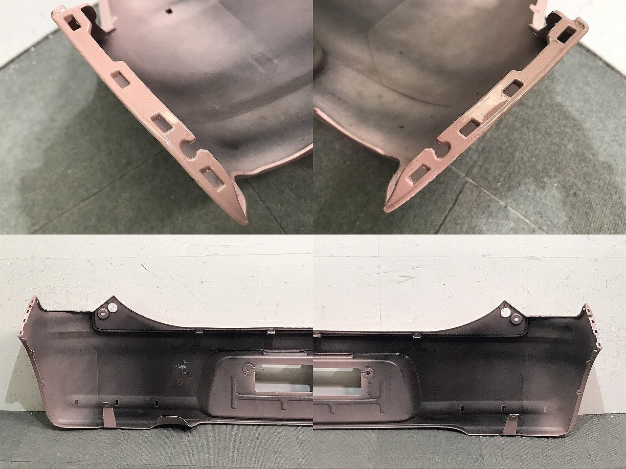 ミラ ココア COCOA/L675S/L685S 純正 リアバンパー 52159-B2500 ムースピンクパール カラーNo.R65 ダイハツ DAIHATSU (121059)