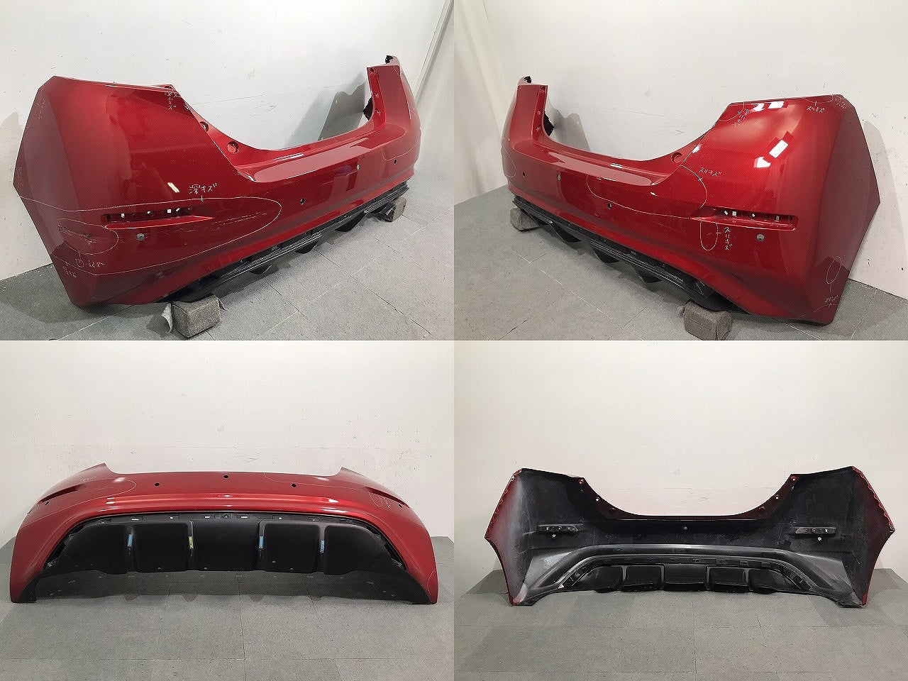 リーフ LEAF/ZE1 純正 リアバンパー 85022 5SK0H ラディアントレッドパールメタリック カラーNo.NAH 日産 NISSAN (121098)