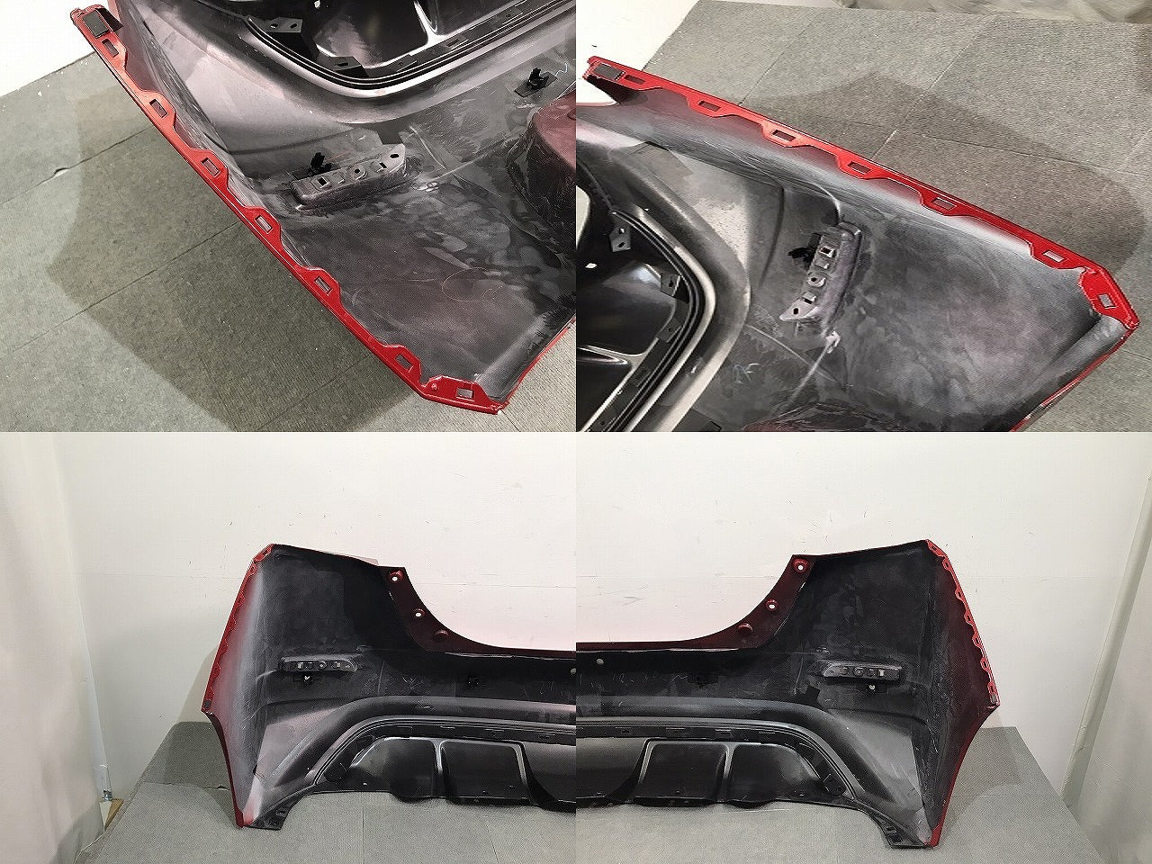 リーフ LEAF/ZE1 純正 リアバンパー 85022 5SK0H ラディアントレッドパールメタリック カラーNo.NAH 日産 NISSAN (121098)