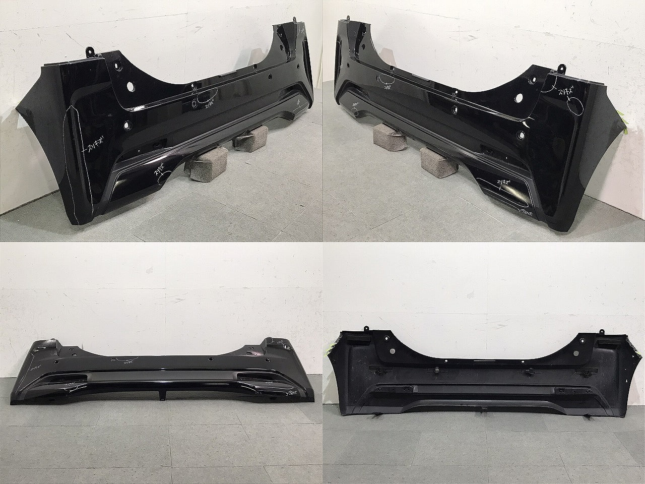 ルークス/ハイウェイスター/B44A/B45A/B47A/B48A 純正 リアバンパー ソナー付 85022 7NA-0 ブラックパール カラーNo.GAS 日産 (121224)