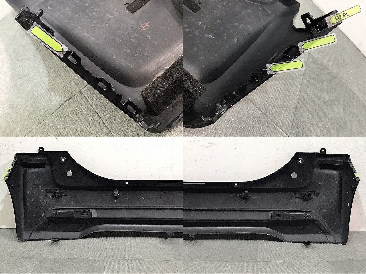 ルークス/ハイウェイスター/B44A/B45A/B47A/B48A 純正 リアバンパー ソナー付 85022 7NA-0 ブラックパール カラーNo.GAS 日産 (121224)