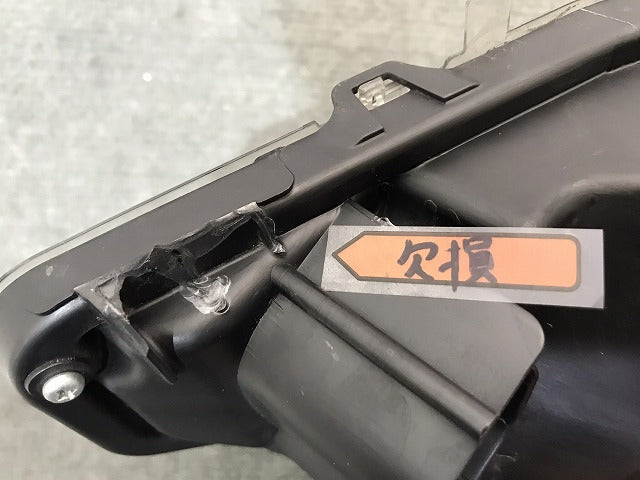 セレナ ハイウェイスター/S/X/G/XV/C27/GC/GFC27/GNC27/GFNC27 純正 前期 左ヘッドライト ハロゲン レベライザー 刻印H 100-23719 (121278)
