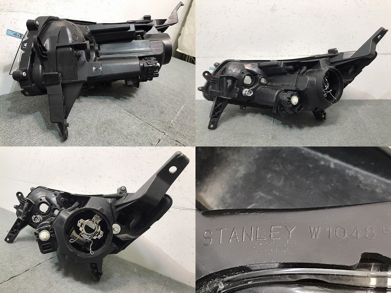デイズ/ハイウェイスター/EKカスタム/B21W/B11W 純正 右ヘッドライト/ランプ ハロゲン レベライザー STANLEY W1048 日産 (121396)