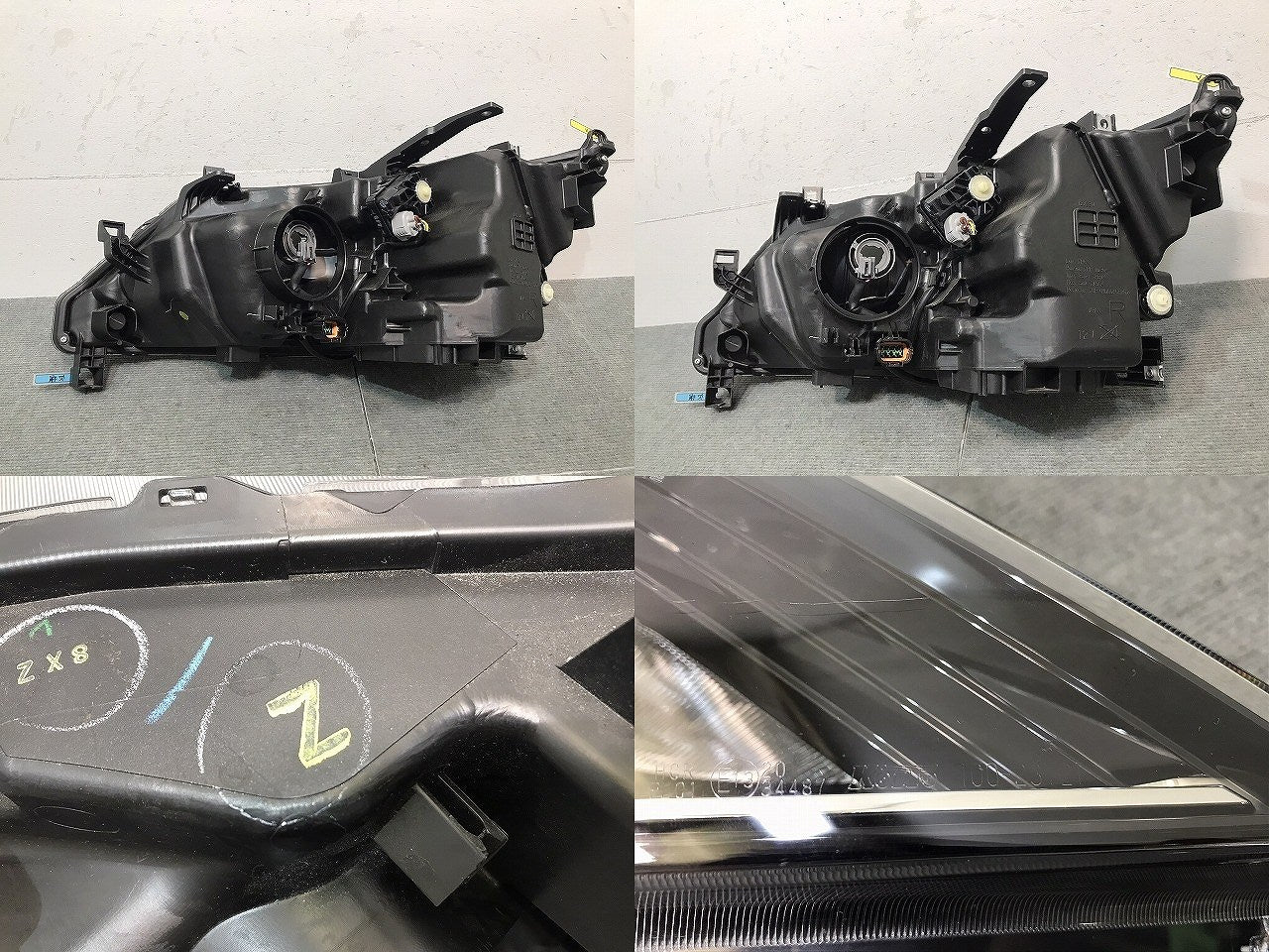 セレナ ハイウェイスター/C27/GC27/GFC27/GNC27/GFNC27 純正 前期 右ヘッドライト/ランプ LED レベライザー 刻印Z KOITO 100-23721(121431)