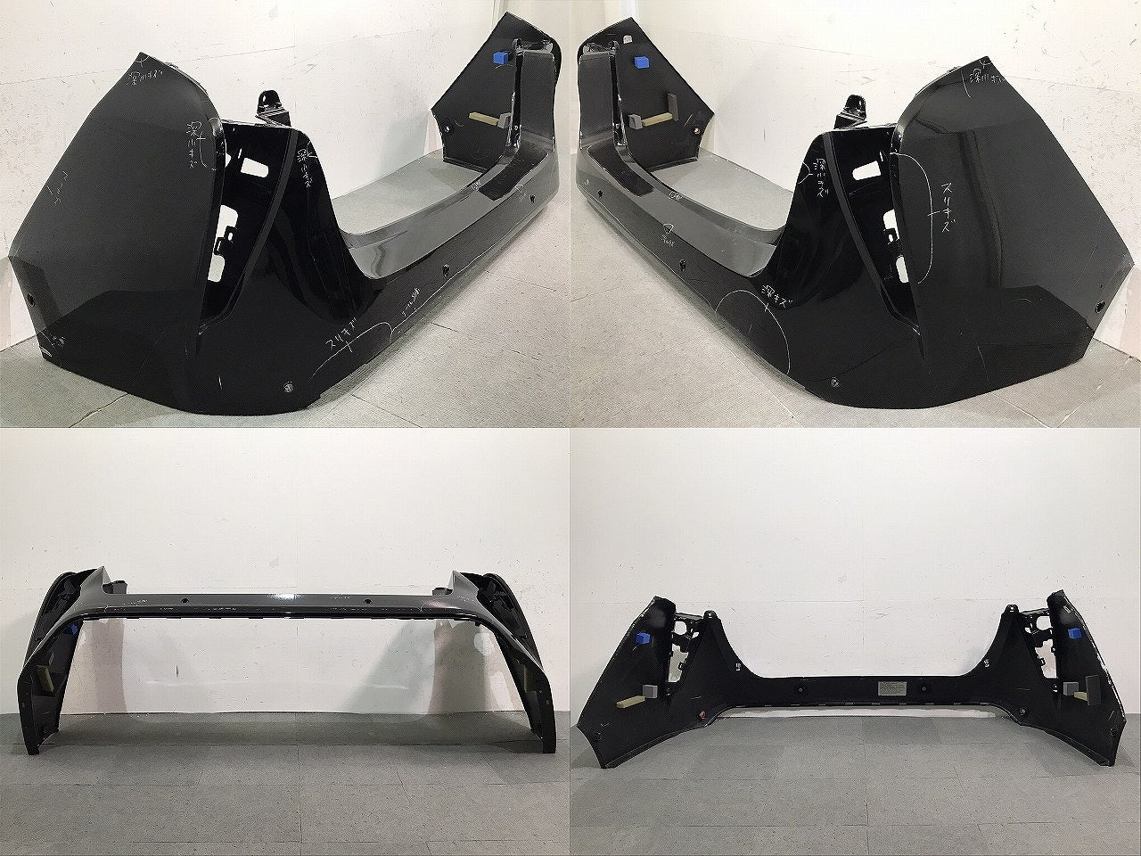 プリウス PRIUS/ZVW50/ZVW51/ZVW55 純正 前期 リアバンパー 52159-47110/30 アティチュードブラックマイカ カラーNo.218 トヨタ (121453)