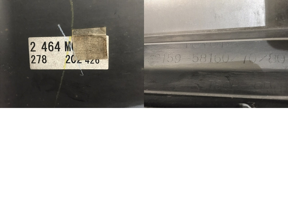 ジャンク!アルファード/ヴェルファイア 30系/AGH30W/AGH35W/GGH30W/GGH35W 純正 リア バンパー スポイラー 付 TRD 52159-58160/70(121470)