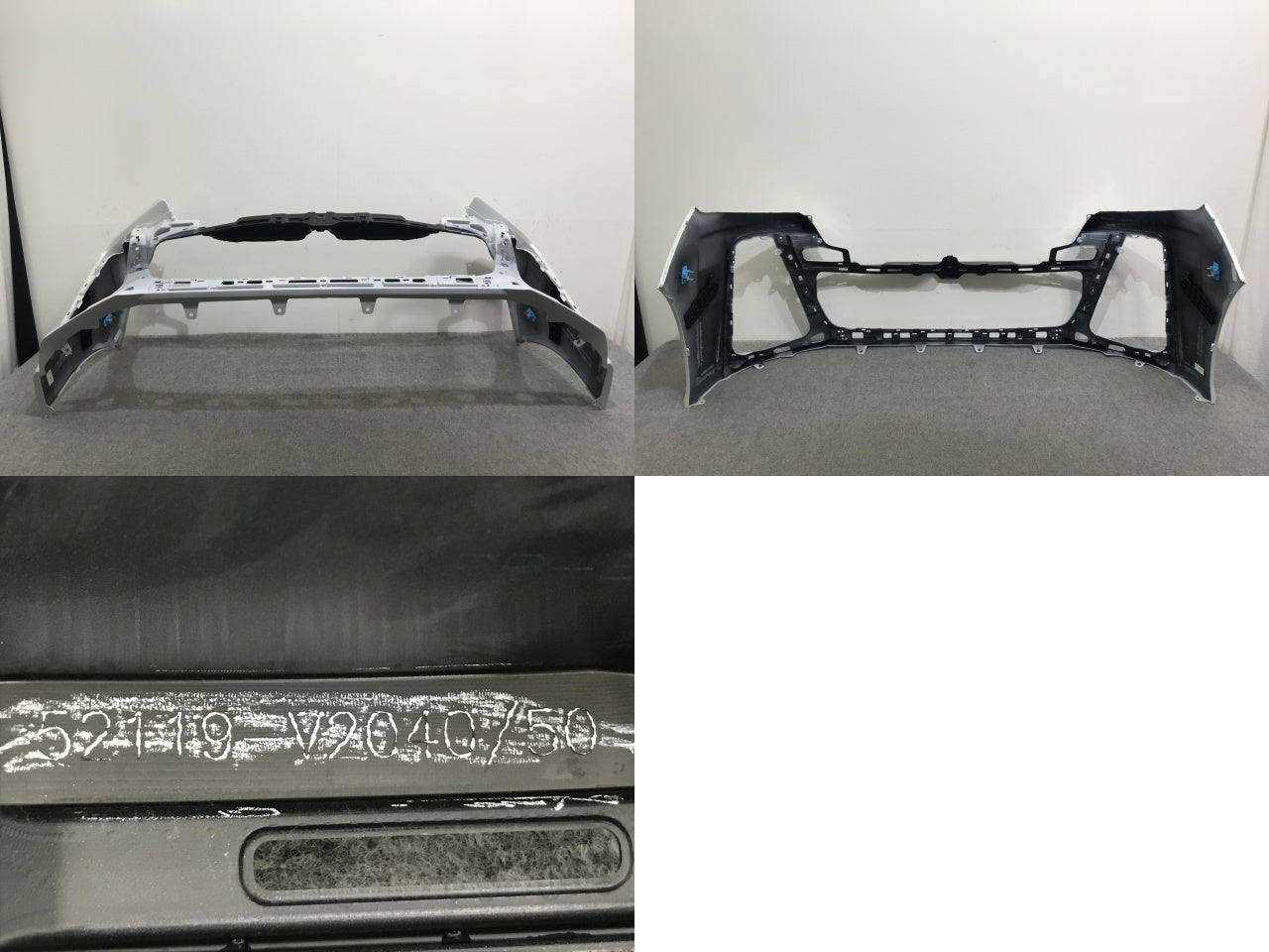 ヴェルファイア 40系/TAHA40W/TAHA45W/AAHH40W/AAHH45W 純正 フロント バンパー 52119-V2040/50 プラチナホワイトパールマイカ 089(121479)