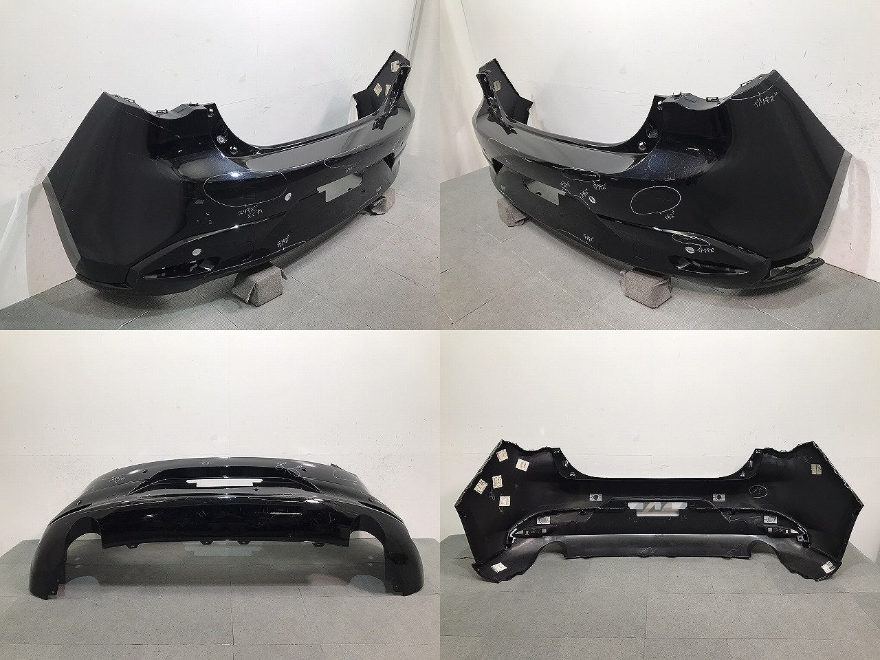 MAZDA3/マツダ3/BP5P/BP8P/BPFP/BPEP 純正 リアバンパー B0S1-50221/BCKN-50222 ジェットブラックマイカ カラーNo.41W マツダ (121611)