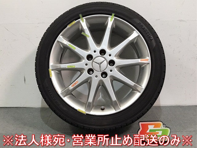Bクラス/W169 純正 ホイールタイヤ 1本のみ 17ｘ7J/ET49/5穴 5H/PCD112/ハブ径65mm A169 401 07 02 メルセデスベンツ (121664)