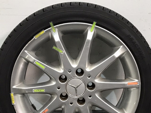 Bクラス/W169 純正 ホイールタイヤ 1本のみ 17ｘ7J/ET49/5穴 5H/PCD112/ハブ径65mm A169 401 07 02 メルセデスベンツ (121664)