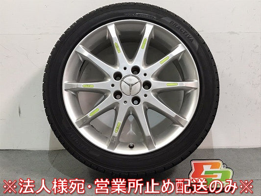 Bクラス/W169 純正 ホイールタイヤ 1本のみ 17ｘ7J/ET49/5穴 5H/PCD112/ハブ径65mm A169 401 07 02 メルセデスベンツ (121666)
