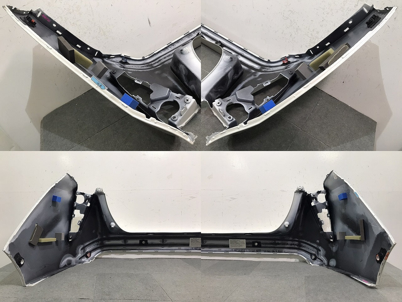 プリウス/ZVW50/ZVW51/ZVW55 純正 前期 リアバンパー 52159-47110 ホワイトパールクリスタルシャイン カラーNo.070 トヨタ (121686)