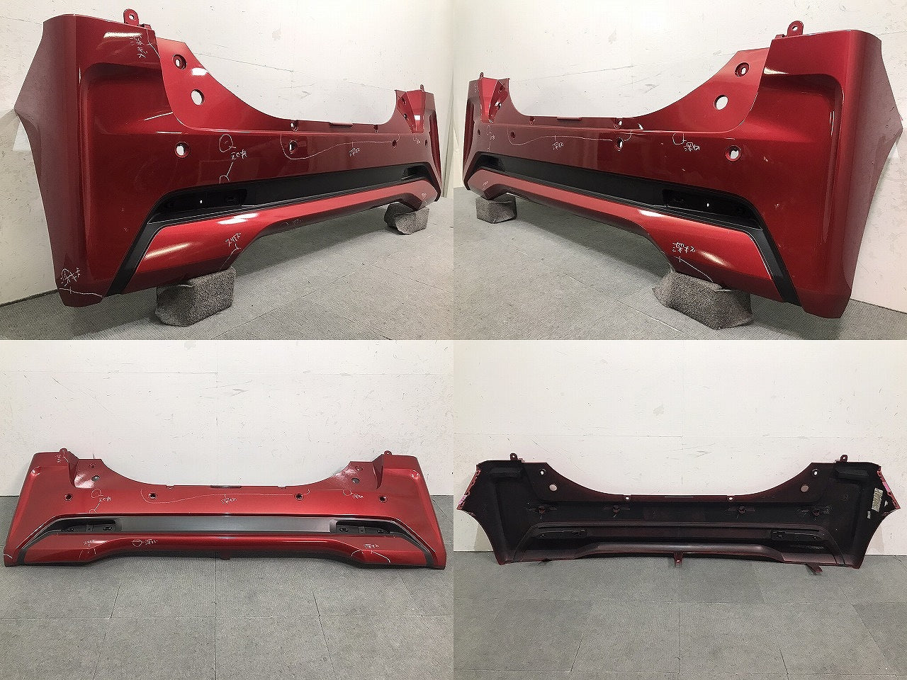 ルークス/ハイウェイスター/B44A/B45A/B47A/B48A 純正 リアバンパー 85022 7NA-0 スパークリングレッドメタリック No.NBR 日産 (121709)